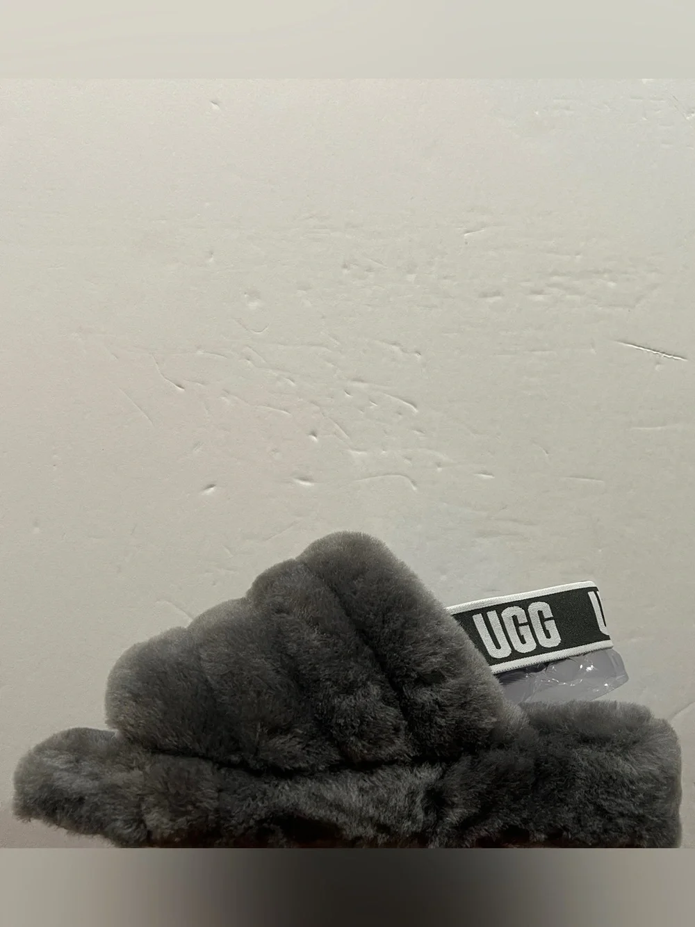 Ugg Fluff Yeah Slide, 1095119, Charcoal Grey
